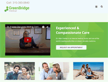Tablet Screenshot of greenbridgemed.com